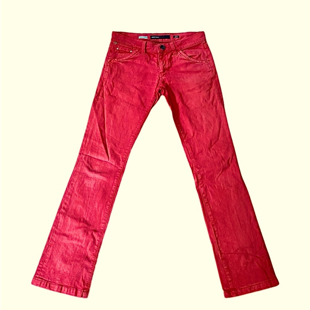 Miss Sixty Red Flare/Bell Bottom Jeans Tommy Style Size 28 Y2K